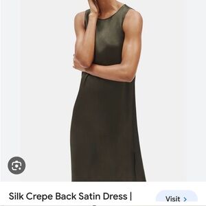 NWT Eileen fisher silk dress round neck S